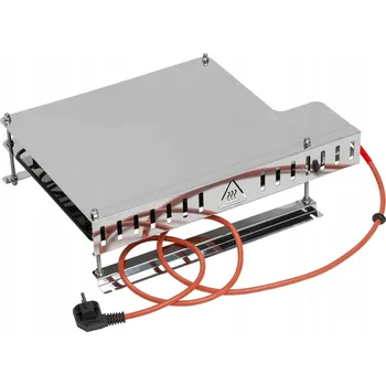 Přímotop Elektrický nerezový deflektor s topným tělesem 2.9 kW Standard