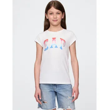 Dívčí tričko GAP Dětské tričko s logem - Holky GAP šedá 3331501