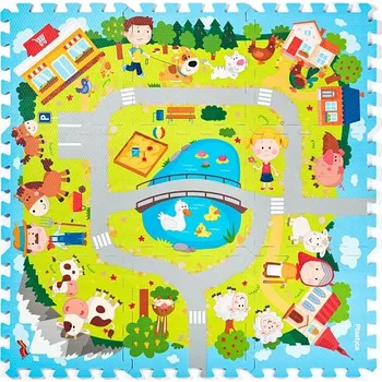 Puzzle Pěnové Puzzle Vesnice 9 ks