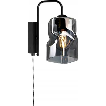 Nástěnné svítidlo Nástěnné svítidlo FIBRAM bílé, černé, oranžové odstíny, šedé a stříbrné odstíny, průhledný E27 6 W