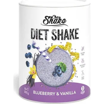 Keto dieta Chia Shake Dietní koktejl - 10 jídel - Borůvka a vanilka