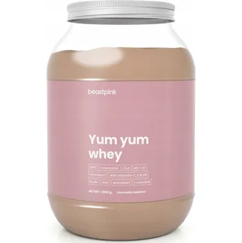 Protein Protein BeastPink prášek 1000 g, čokoládovo-oříšková příchuť