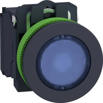 spínač Schneider Electric XB5FW36G5 světelné tlačítko nastavitelný 600 V 3 A 1 spínací kontakt, 1 rozpínací kontakt IP66, IP67,