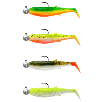 Umělá nástraha Savage Gear Gumová Nástraha Cannibal Shad Darkwater Mix 4+4 - 10 cm 9 g 10 g #3/0