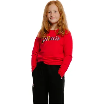 Dívčí tričko Dívčí tričko s dlouhým rukávem AUTHORITY-T-BRAND G Růžová 140/146