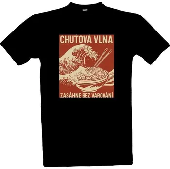 Pánská móda Tričko s potiskem Chuťová vlna pánské