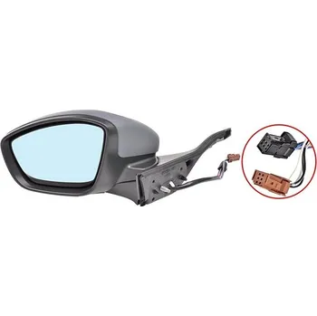 Auto zrcátko ACI zrcátko pro PEUGEOT 208, 12- el. sklopné s blikačem pro lak L