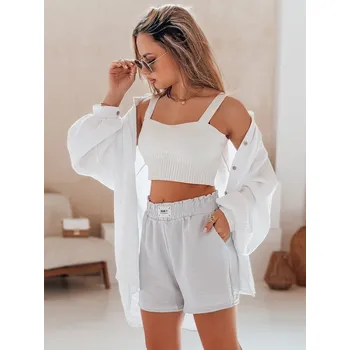 Dámské kraťasy Dámské kraťasy DSTREET OWN STYLE SVĚTLE ŠEDÁ XL