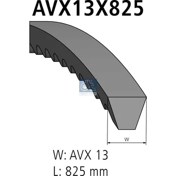 Rozvod motoru Klínový řemen DT Spare Parts 3.34244