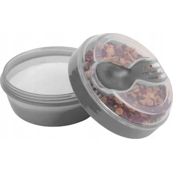 Svačinový box Carl Oscar - N'ice Cup Svačinový box s chladicí vložkou Grey - Spide