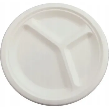 Jednorázové nádobí Talířek Tedmark z cukrové třtiny 50 ks