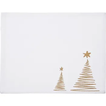 prostírání Kuchyňská PODLOŽKA bavlněná prostírání na vánoční stůl sváteční VÁNOČNÍ STROMEČKY