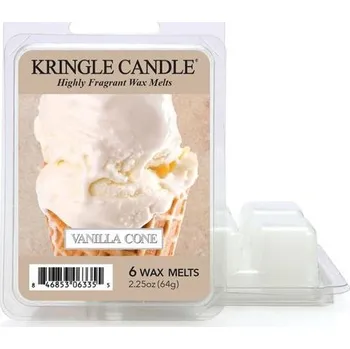 Svíčka Vonná vosk Kringle Candle Vanilla Cone