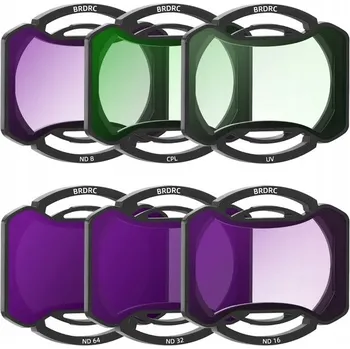 Šedý filtr ND8 ND16 ND32 ND64 + Polarizační filtr CPL + UV filtr + Pouzdro pro DJI Avata 2