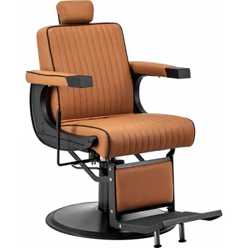 Kadeřnické křeslo Holičská židle Gabbiano Visionerio světle hnědá