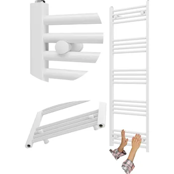 Radiátor Koupelnový radiátor vodní Granitan 546 W 500 x 1400 mm bílý