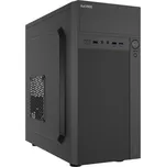 1stCOOL skříň STEP Premium, micro tower, AU, USB 3.0, USB-C, 1x 120mm + 1x 80mm Fan, černá