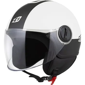 Helma na motorku ZED C35 2025, bílá/černá, vel. XL