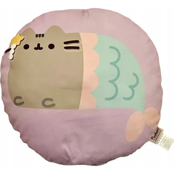 Polštář Pusheen kočka mořská panna polštář tvarovaný 42x44 cm