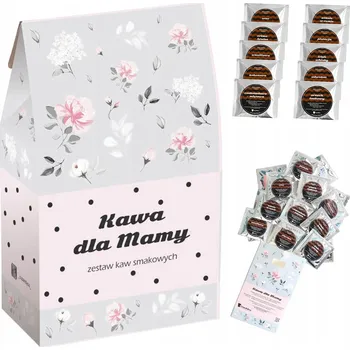 Vrták DÁREK KE DNI MATEK SADA KÁV MIX 10 RŮZNÝCH PŘÍCHUTÍ PREMIUM