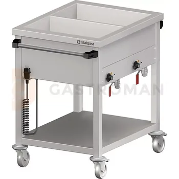 Výdejník vody Vodní lázeň se samostatnými komoromi pojízdná 2xGN1/1 880x600x850 mm | STALGAST, 982276093