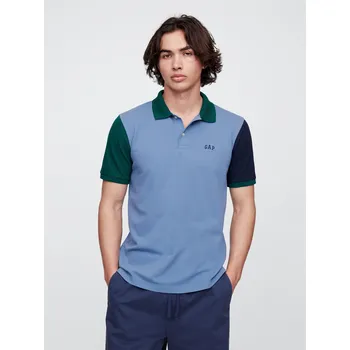 GAP Polo tričko Pique - Pánské GAP modrá 3331588
