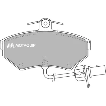 Brzdová destička Sada brzdových destiček, vždy 4 kusy v sadě MOTAQUIP LVXL1016