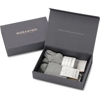 GOBABYGO Protiskluzový startovací set Grey Melange Velikost (od výrobce): 12 - 18 m.