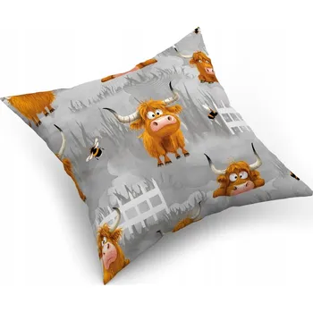 Povlak na dekorativní polštářek Povlak na polštářek "jasiek" 40x40 100% BAVLNA - Rodeo Šedé