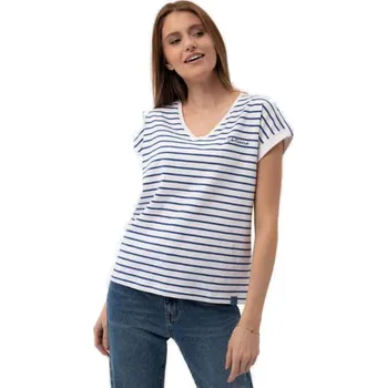 Dámské triko s krátkým rukávem VOLCANO-PORTO-601-BLUE Modrá L