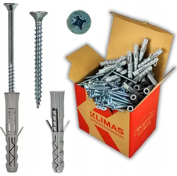 Vrták Hmoždinky do betonu Wkręt-Met 8 x 60 mm, 100 ks