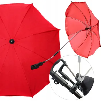 Deštník Slunečník na kočárek Skyline 68 cm šedý