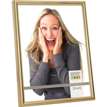 Digitální fotorámeček Deknudt S011A4 30x45 vyměnitelný fotorámeček Formát papíru: 30 x 45 cm zlatá