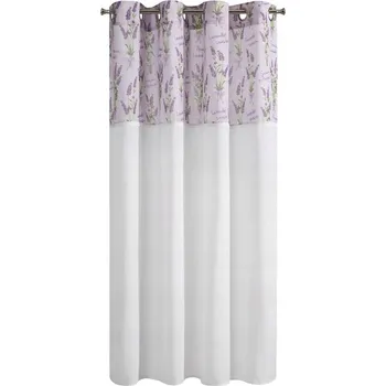 Obraz Závěs polozatemňovací s kroužky 140 cm x 160 cm