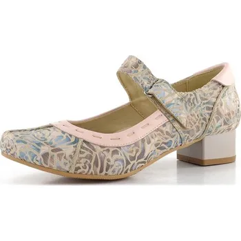 Dámské lodičky Barton lodičky s barevným vzorem a nártovým páskem 2586 - 39 | P696136