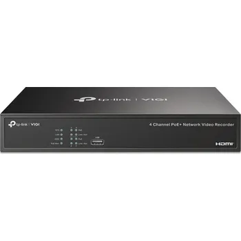 Zabezpečení domácnosti TP-Link VIGI NVR1004H-4P síťový videorekordér 4 kanály, 4x Lan s PoE, 2x USB