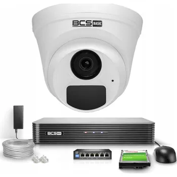IP kamera IP monitorovací sada 1x BCS-B-EIP15FR3(2.0) 5Mpx IR 30m PoE 1TB