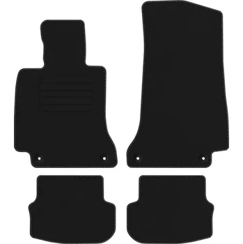 autokoberec Kobercové rohože Edecor velurové 4 ks