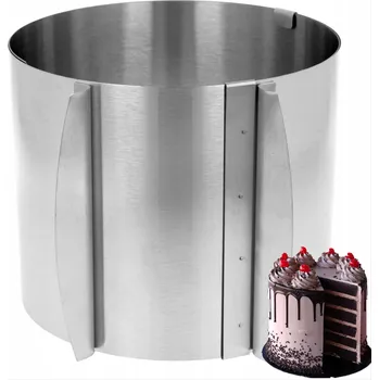Forma na pečení FORMA NA DORT 15 cm NASTAVITELNÝ 16-30 cm FORMA NA DORT OBRUČ NA DORT