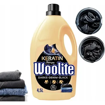 Prací prostředek Woolite Dark prací gel na černé prádlo s keratinem 4,5 l / 75 praní