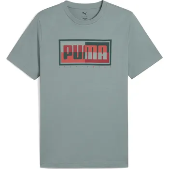 Pánské triko PUMA GRAPHICS BOX TEE 684827_30 GREEN MOON M