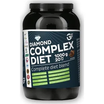 Protein GF nutrition Diamond Complex DIET 1000g Strawberry (dostupnost 5 dní) + DÁREK