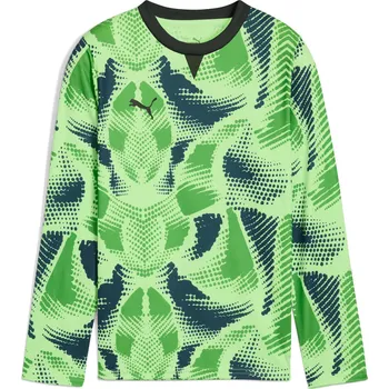 Dětský dres PUMA TEAMTARGET GK LS JERSEY JR 706521_20 FIZZY LIME / PUMA BLACK 152