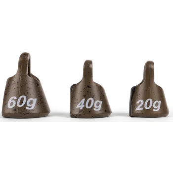 Korum Zátěž Pro Zjištění Hloubky Pinch-On Plummet 2 ks - 40 g