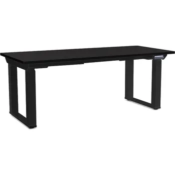 Psací stůl Výškově nastavitelný stůl OfficeTech Strong 180 x 80 cm, černá podnož, černá