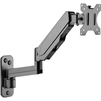 Elektronika Value držák na zeď pro monitor 1 Displej: (s) černá nastavitelná výška, otočný