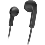 Hama špuntová sluchátka (In Ear) kabelová stereo černá regulace hlasitosti Hi-Fi