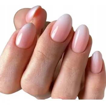 Umělé nehty UMĚLÉ NEHTY TIPSY OVAL OMBRE RŮŽOVÉ OVALNÉ PINK SAMOLEPICÍ