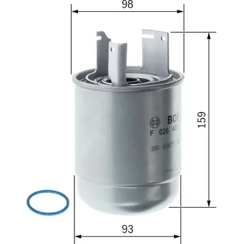 Palivový filtr Palivový filtr BOSCH F 026 402 289