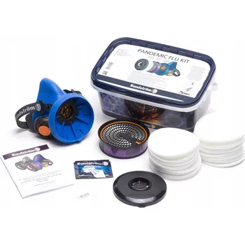 POLOMASKA SUNDSTROM SR100 + FILTR P3 SR510 + PŘEDFILTR SR221